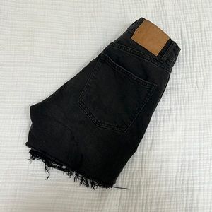 H&M Black Denim Short